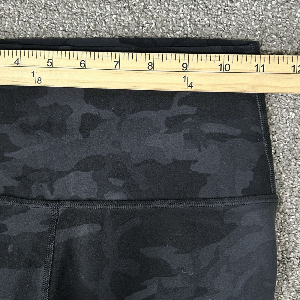 2 Pair LULULEMON Align Cropped Leggings- Women's 4 - Black & Camo EUC - Picture 13 of 13